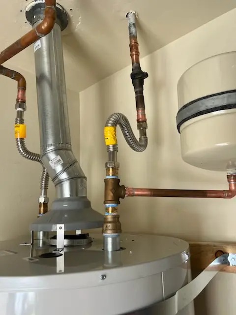 Water heater installation and plumbing repair in North Providence